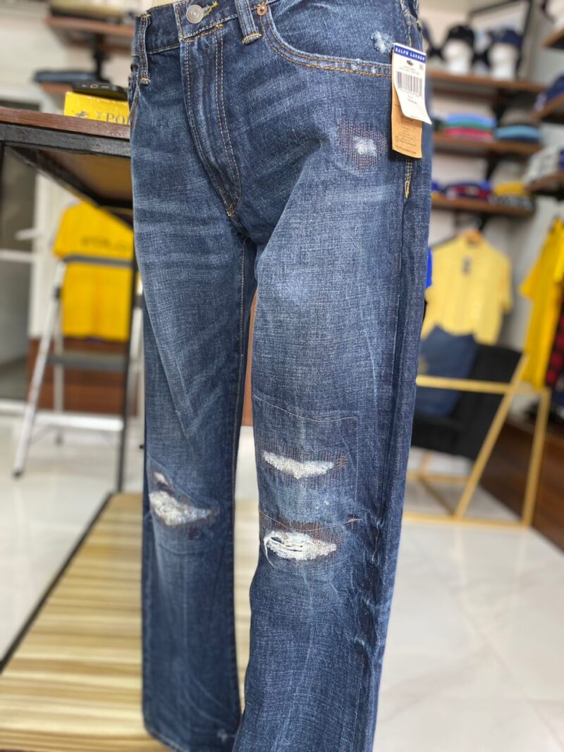 POLO RALPH LAUREN JEANS BLUE STRAIGHT BOOTCUT