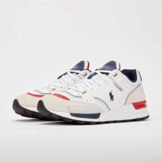 White PRL Polo Ralph Lauren Sneakers – Timeless Casual Footwear