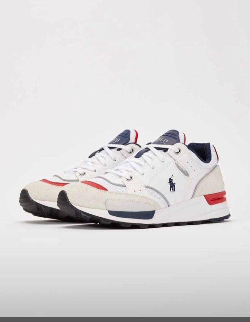 White PRL Polo Ralph Lauren Sneakers – Timeless Casual Footwear