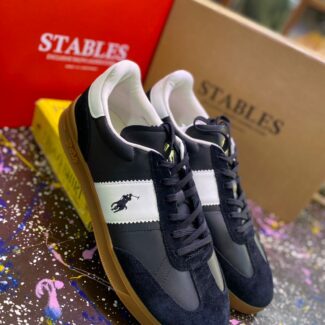 Black Polo Ralph Lauren Small Pony Sneakers – Men’s Casual Leather Shoes
