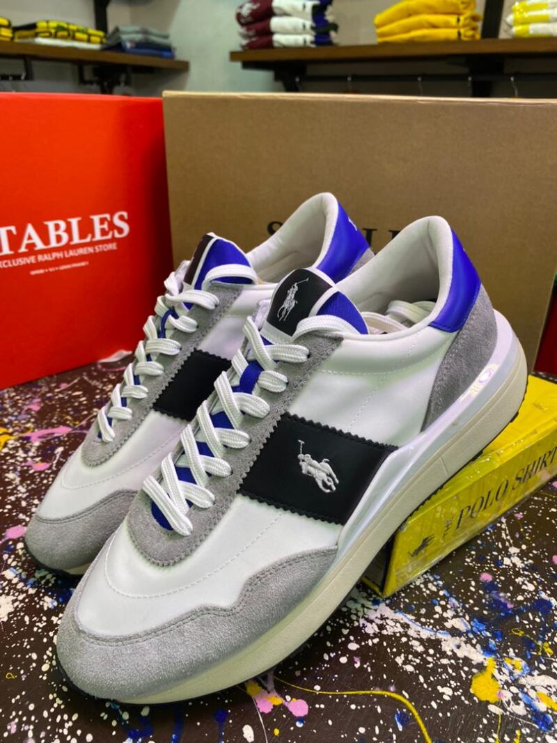 Authentic Small Pony Sneakers – Gray/White Polo Ralph Lauren