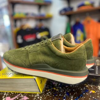 Green Polo Sneakers with Small Pony Logo – Authentic Ralph Lauren