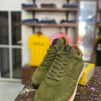 Ralph Lauren Small Pony Green Sneakers – Classic Polo Footwear