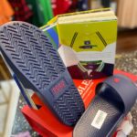 Men’s Plain Navy Polo Slides – Ralph Lauren Footwear