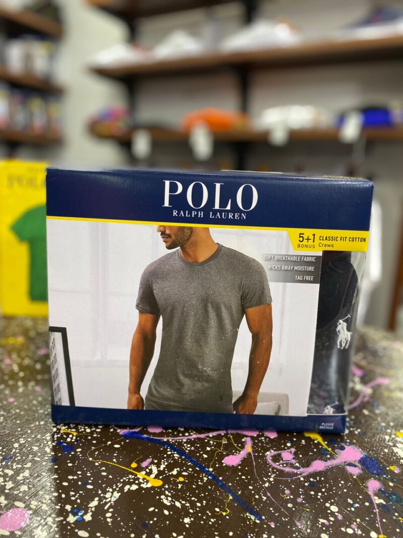 Polo Ralph Lauren Classic Cotton Crew Tee 6-Pack