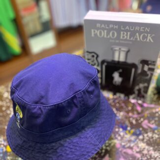 Bear bucket hat bLUE