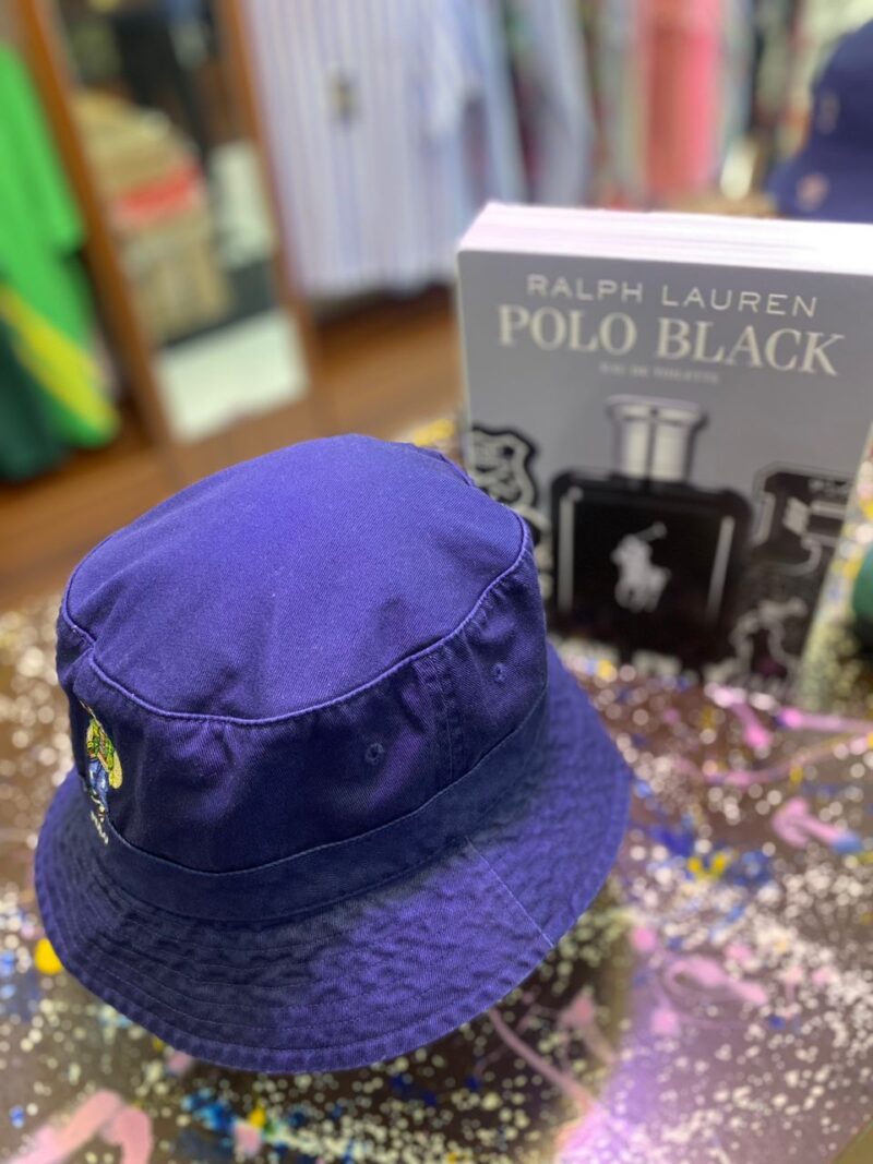 Bear bucket hat bLUE