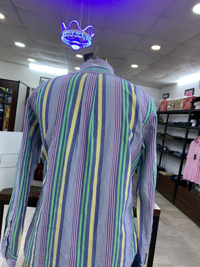 Oxford long sleeve blue/multi