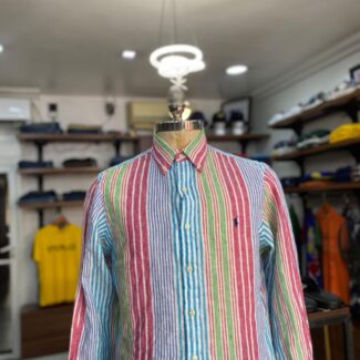 Linen shirt multi Longsleeve