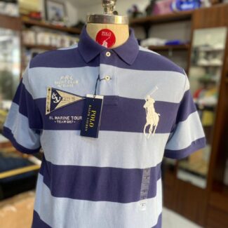 Blue polo yatcht