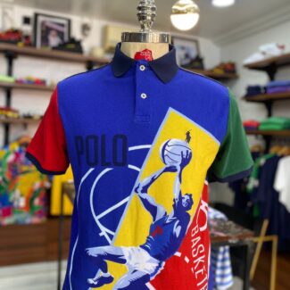 Basketball Polo blue small pony polo ralph lauren