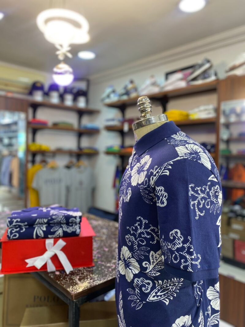 Floral polo