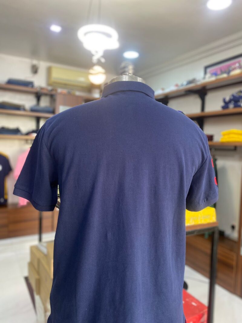 Triple match polo navy