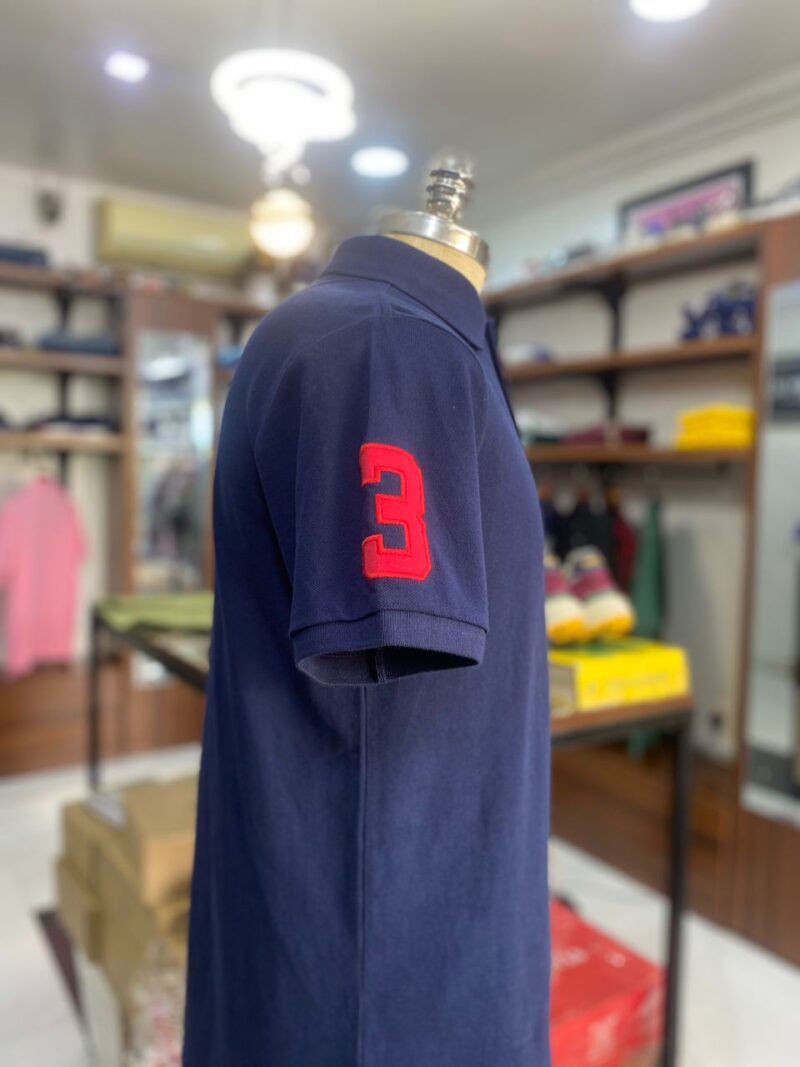 Triple match polo navy