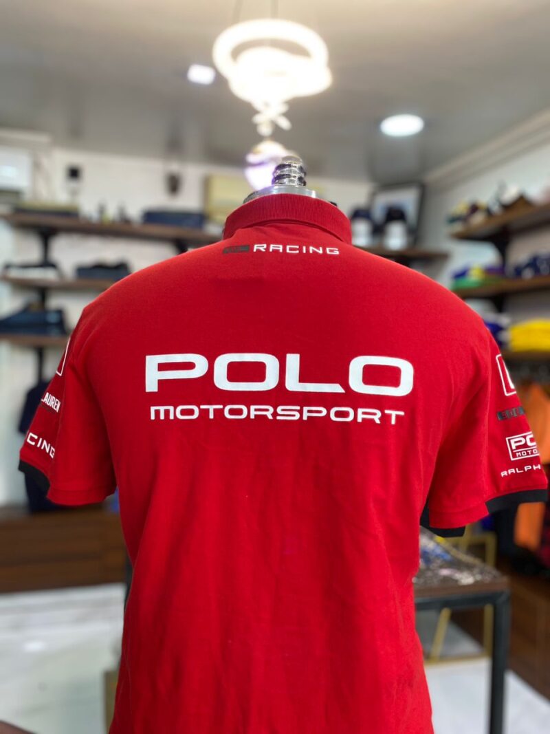 Racing polo red