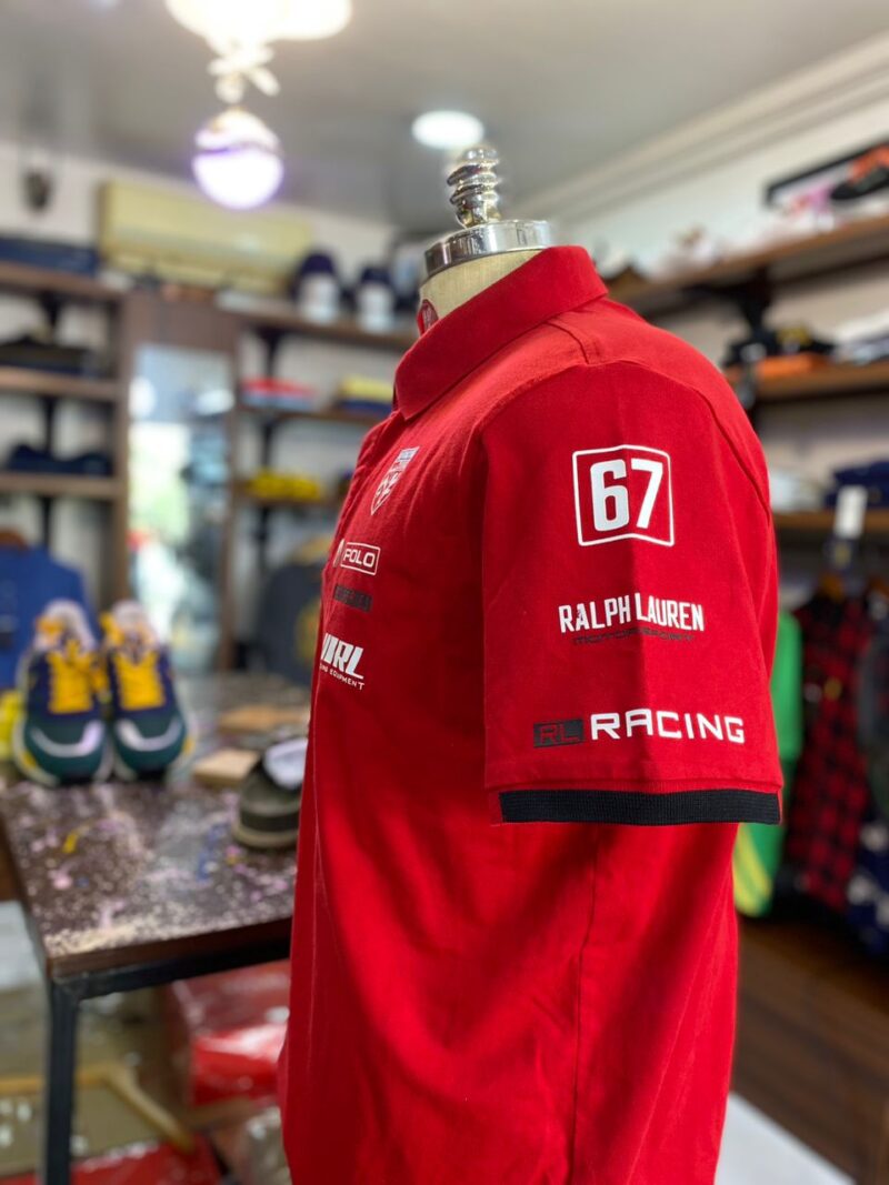 Racing polo red