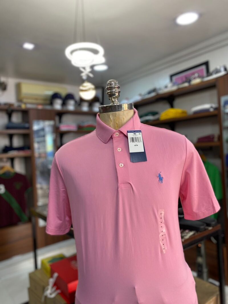 Performance polo pink