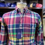 SMALL PONY LONG SLEEVE SHIRT MULTI S CUSTOM FIT