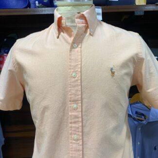 OXFORD SHORT SLEEVE SHIRT ORANGE CLASSIC FIT