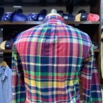SMALL PONY LONG SLEEVE SHIRT MULTI S CUSTOM FIT