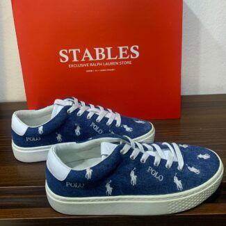 SMALL PONY FEMALE SNEAKERS BLU/WHT