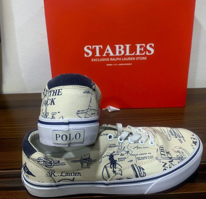 PRL SNEAKERS NUDE/NAVY