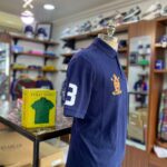CRESTED BIG PONY BLUE POLO