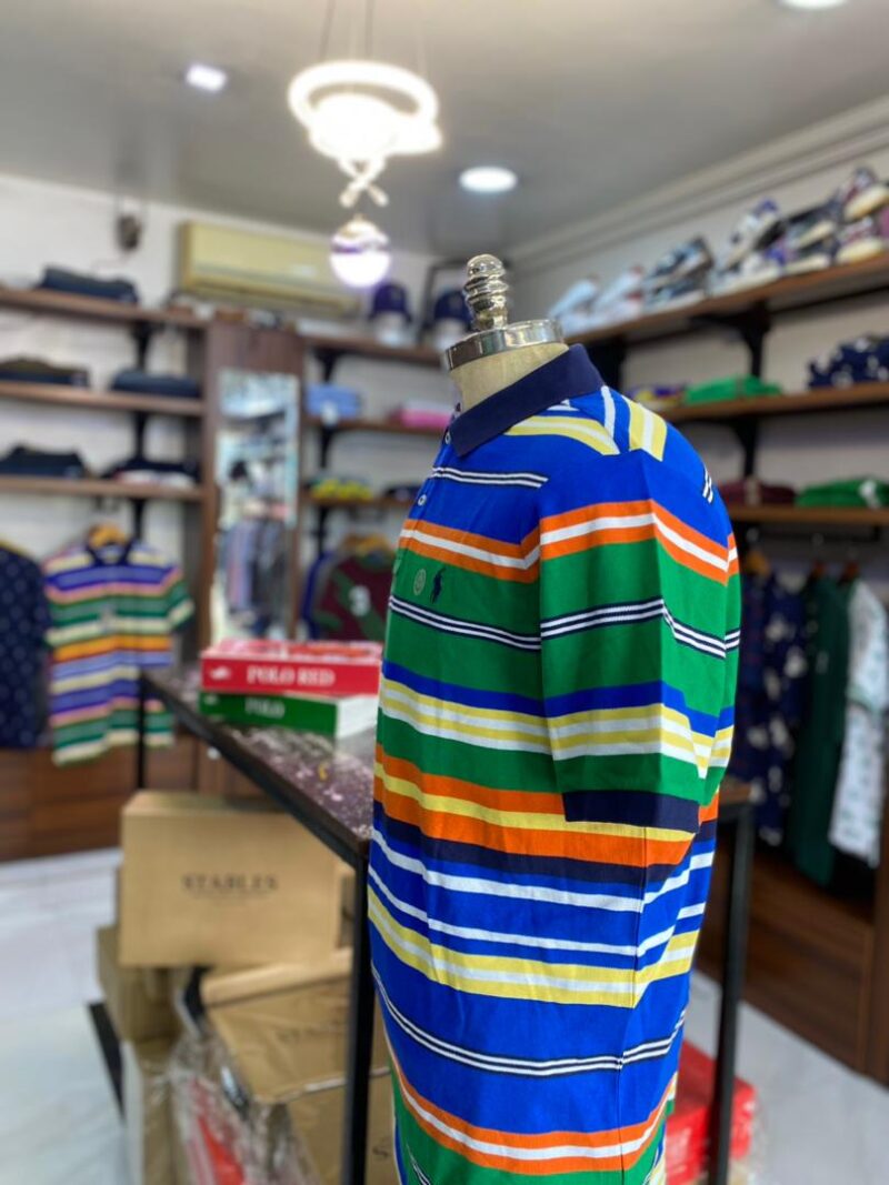 SMALL PONY STRIPE MULTI POLO L CLASSIC FIT