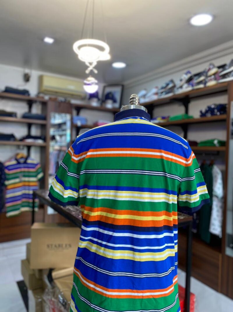 SMALL PONY STRIPE MULTI POLO L CLASSIC FIT