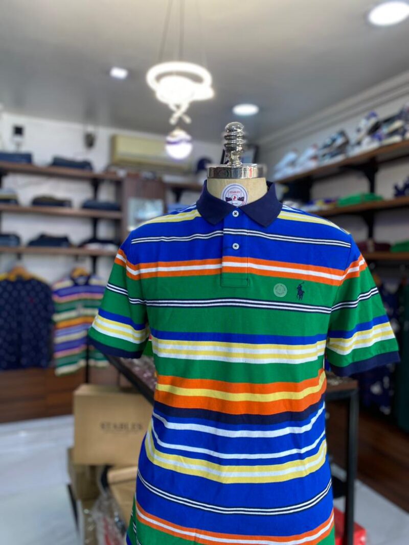 SMALL PONY STRIPE MULTI POLO L CLASSIC FIT