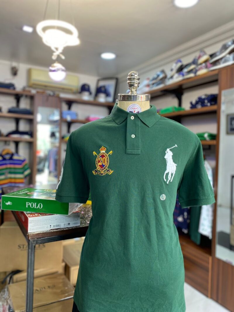 CRESTED BIG PONY POLO GREEN