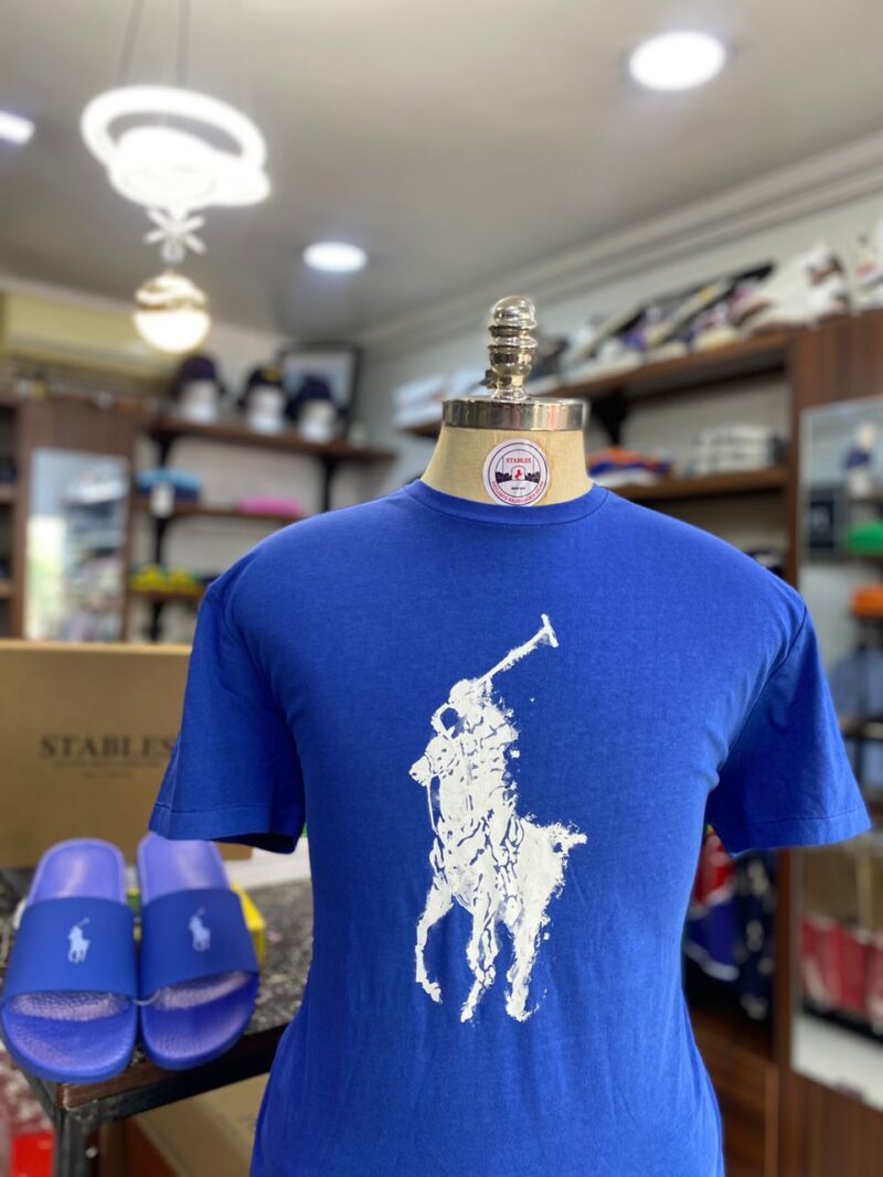 POLO TSHIRT BIG PONY BLUE