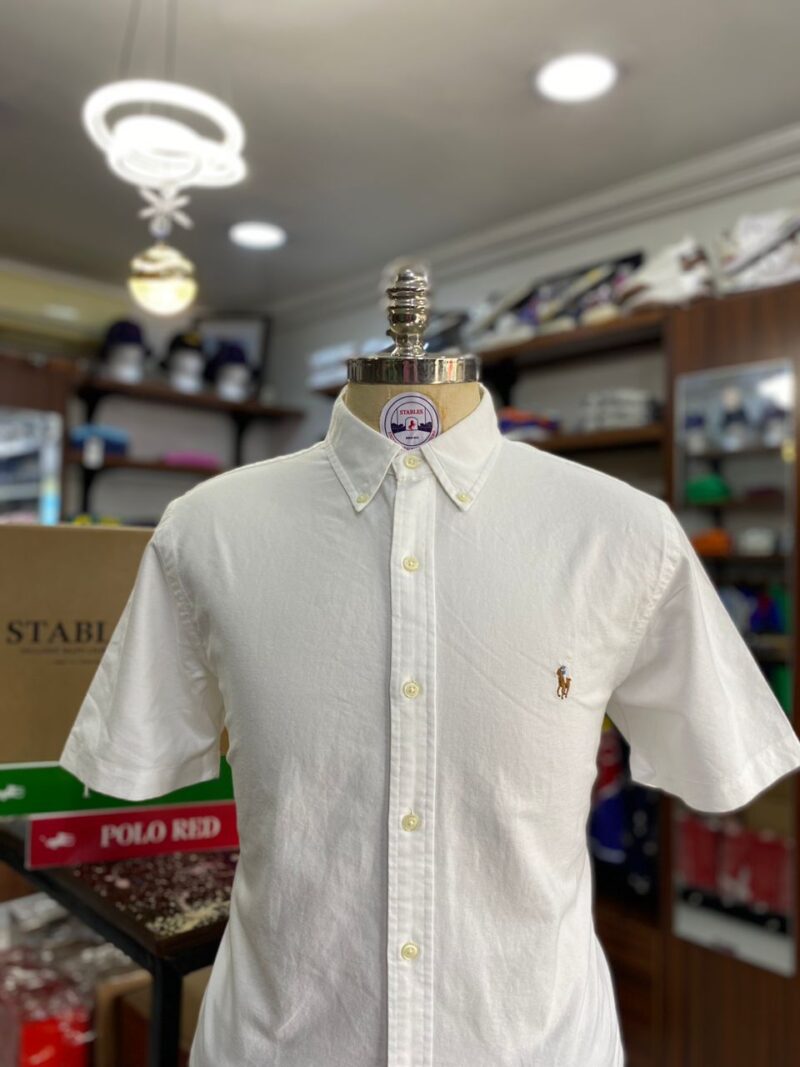 OXFORD SHORT SLEVEES SHIRT WHITE