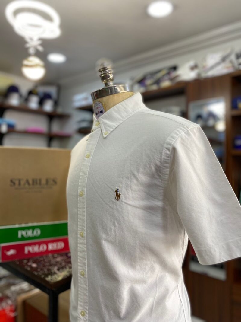 OXFORD SHORT SLEVEES SHIRT WHITE