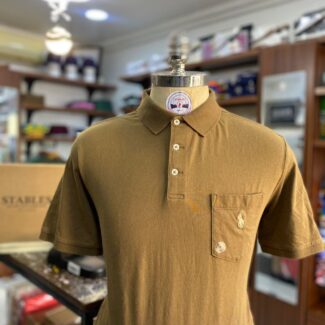 SMALL PONY POLO BROWN CLASSIC FIT
